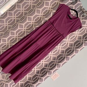 Latched Mama Tiered Maxi Tshirt Dress